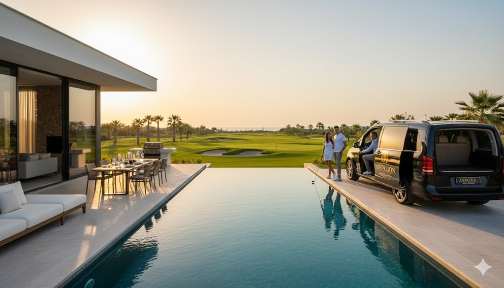 Private BBQ party at Golf Villas & Resorts Antalya