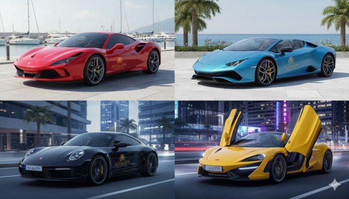 Luxury sport car rental Antalya